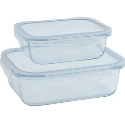 Gifi Conservation Alimentaire^2 boîtes de conservation en verre 640 ml et 1500 ml