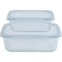 Gifi Conservation Alimentaire^2 boîtes de conservation en verre 640 ml et 1500 ml