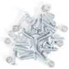 20 boulons poêlier cruciforme acier zingué - 4x15 mm^Gifi Best