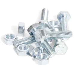 6 boulons tête hexagonale acier zingué - 6x25 mm^Gifi