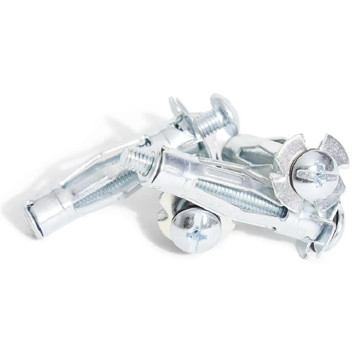 4 chevilles métalliques pour matériaux creux avec vis - Ø11x36 mm^Gifi Discount