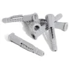 6 chevilles universelles en nylon tous matériaux avec vis - Ø6x35 mm^Gifi Online