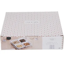 Gifi Vaisselle Et Accessoires De Table^4 coupelles avec support blanc