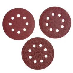 12 disques abrasifs en Corindon pour ponceuses vibrantes - Ø125 mm^Gifi Sale