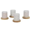 Gifi Vaisselle Et Accessoires De Table^4 gobelets expresso avec sous tasse bois