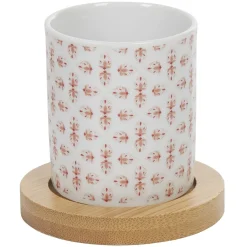Gifi Vaisselle Et Accessoires De Table^4 gobelets expresso avec sous tasse bois