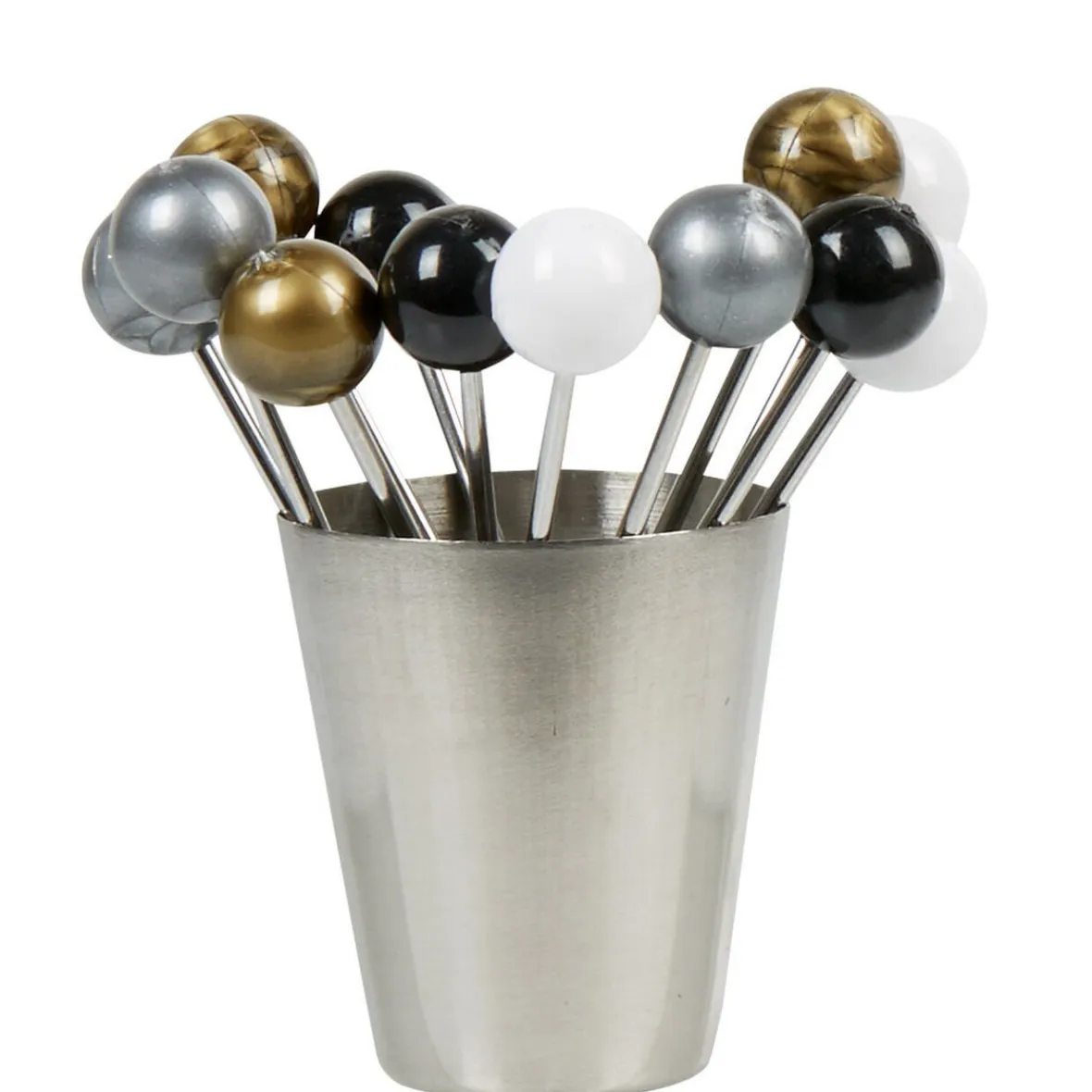 Gifi Préparation Culinaire^12 piques à bigorneaux avec pot