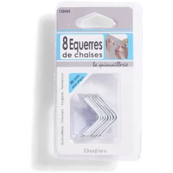8 équerres de chaise acier zingué - 30x2 mm^Gifi Hot