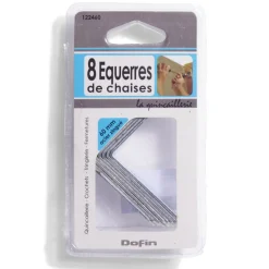 8 équerres de chaise acier zingué - 60x2 mm^Gifi Sale