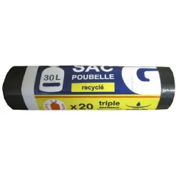 20 Sacs poubelle de 30 litres Nettoyage Et Entretien