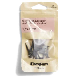 15 vis pour placo tête fraisée cruciforme acier phosphaté - 3,5x25 mm^Gifi Sale