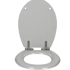 Abattant WC uni gris frein de chute^Gifi Sale