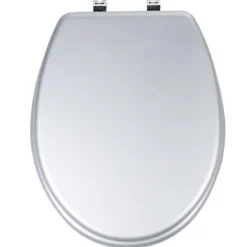 Abattant WC argenté uni^Gifi