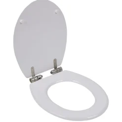 Abattant WC bois terrazzo avec frein de chute déclipsable réglable^Gifi Discount