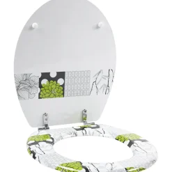 Abattant WC design fleur^Gifi
