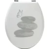 Abattant WC design galets^Gifi New