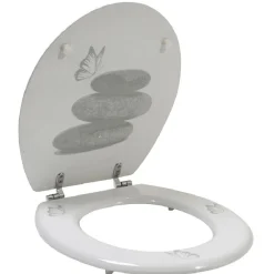 Abattant WC design galets^Gifi New