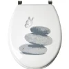 Abattant WC design galets^Gifi New
