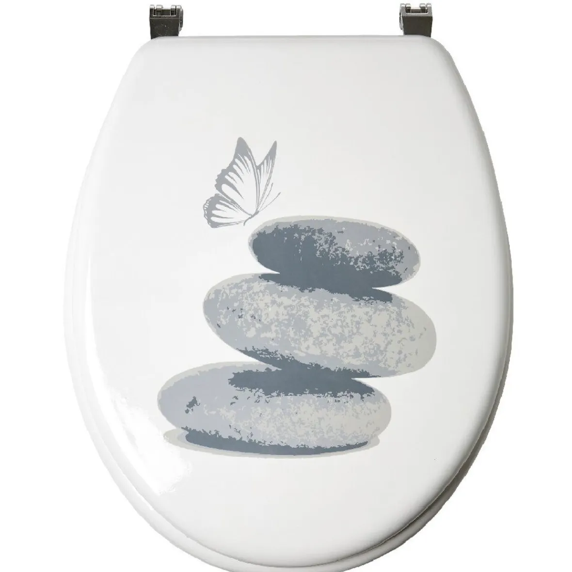 Abattant WC design galets^Gifi New