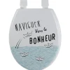 Abattant WC design naviguer vers le bonheur^Gifi Best