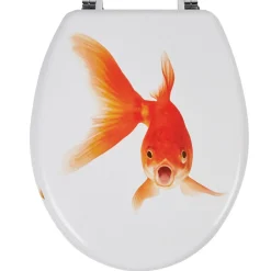 Abattant WC design poisson rouge^Gifi Best