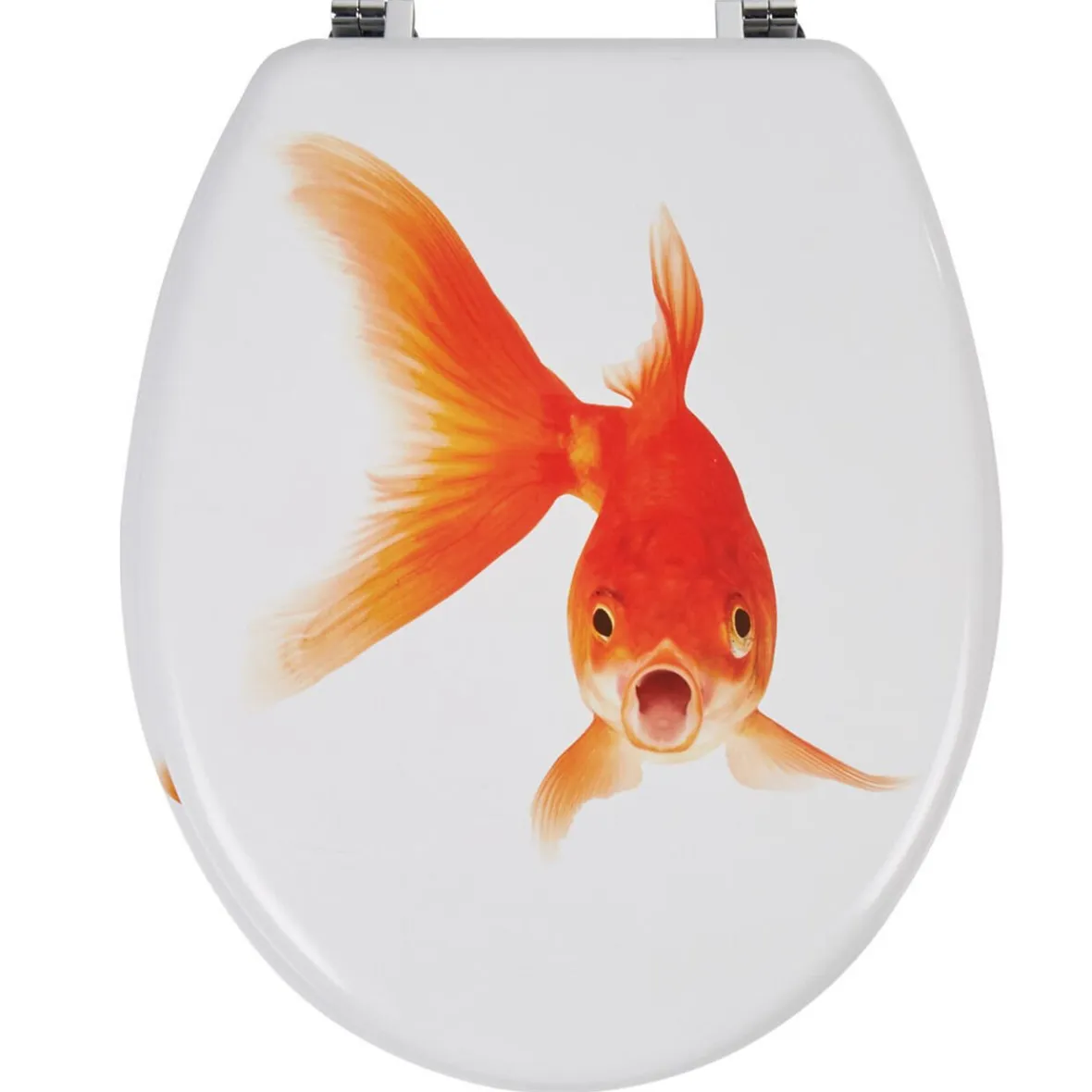 Abattant WC design poisson rouge^Gifi Best