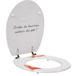 Abattant WC design poisson rouge^Gifi Best