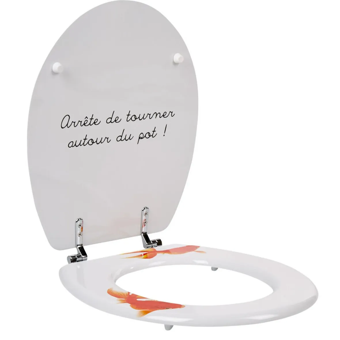 Abattant WC design poisson rouge^Gifi Best