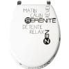 Abattant WC design zen^Gifi Online
