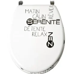 Abattant WC design zen^Gifi Online