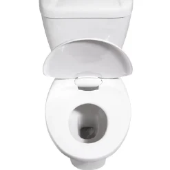 Abattant WC 2en1 adulte et enfant plastique blanc frein de chute^Gifi