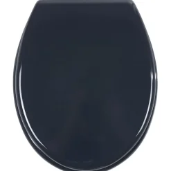 Abattant WC gris foncé uni^Gifi New