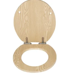 Abattant WC motif bois^Gifi