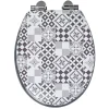 Abattant WC motif carreaux de ciment^Gifi Hot
