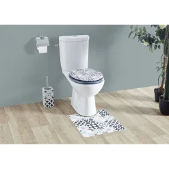 Abattant WC motif carreaux de ciment^Gifi Hot