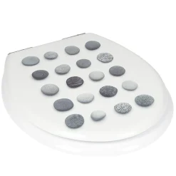 Abattant WC motif galets^Gifi Hot