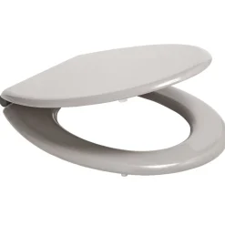 Abattant WC uni taupe avec frein de chute^Gifi Hot