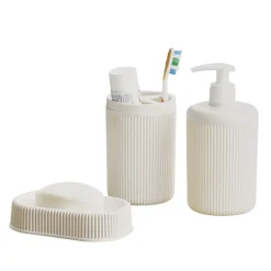Accessoire salle de bain porte savon avec distributeur et gobelet^Gifi Outlet
