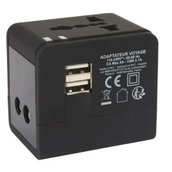 Adaptateur de voyage universel^Gifi Outlet