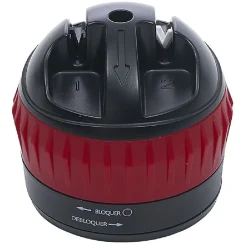 Gifi Préparation Culinaire^Aiguiseur couteau double position rouge et noir