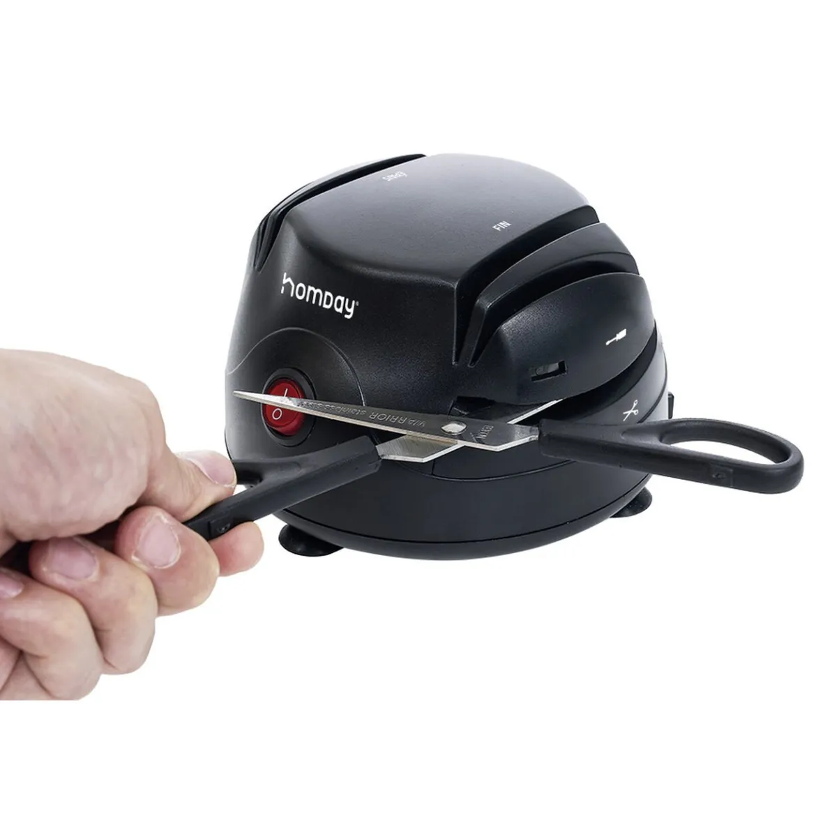 Gifi Petit Électroménager^Aiguiseur électrique pour couteau tournevis et ciseaux 60W
