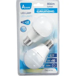 Ampoule A60 GRUNDIG led blanc 806 lm x2^Gifi Clearance