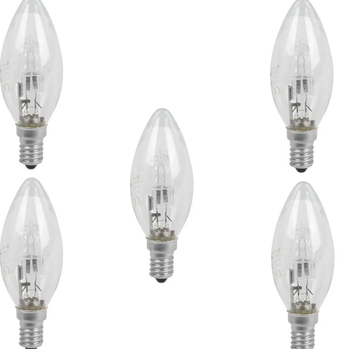 Ampoule halogène E14 28 Watts C35 x5^Gifi Online