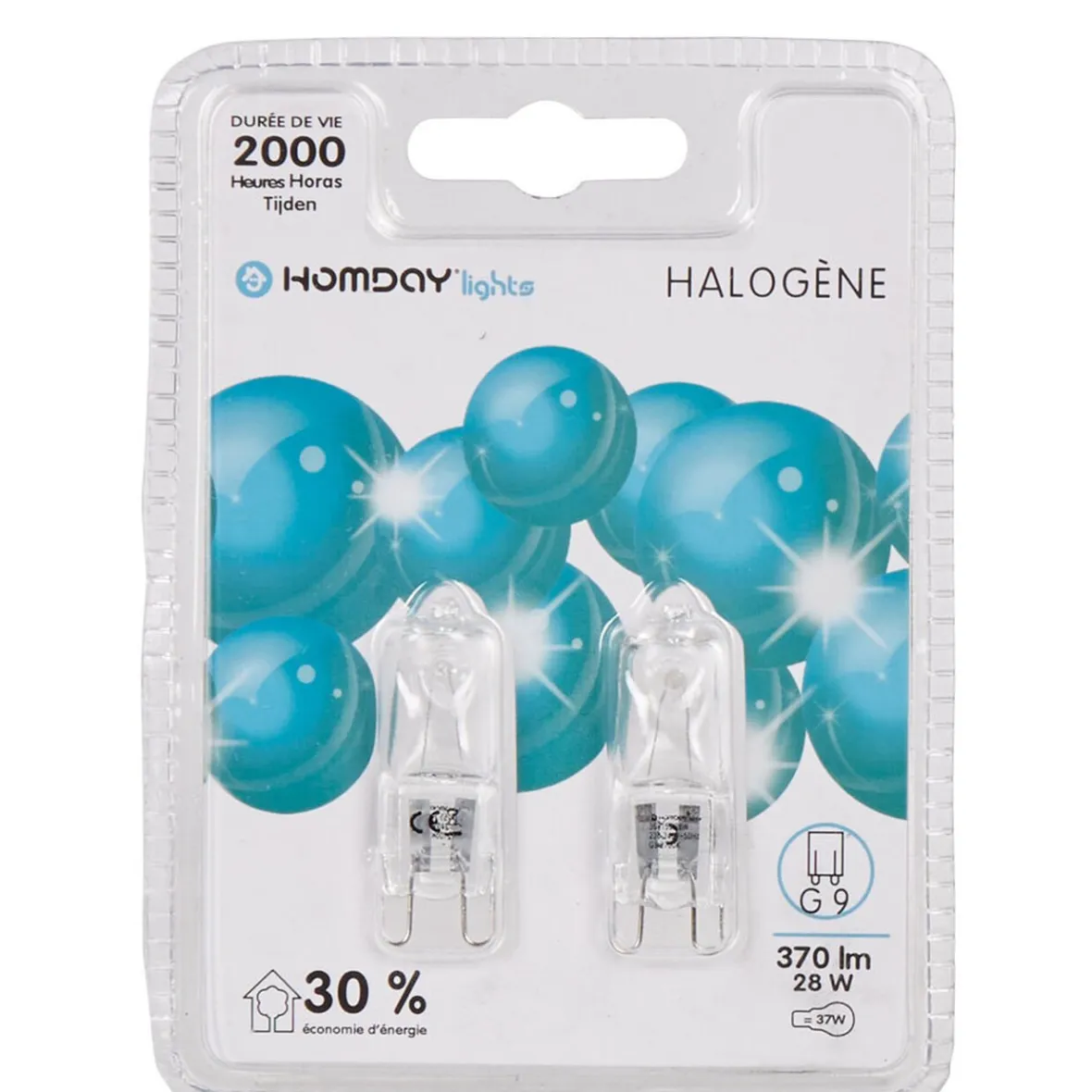 Ampoule halogène G9 x2^Gifi New