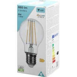 Ampoule LED à filament A60 E27 blanc^Gifi New