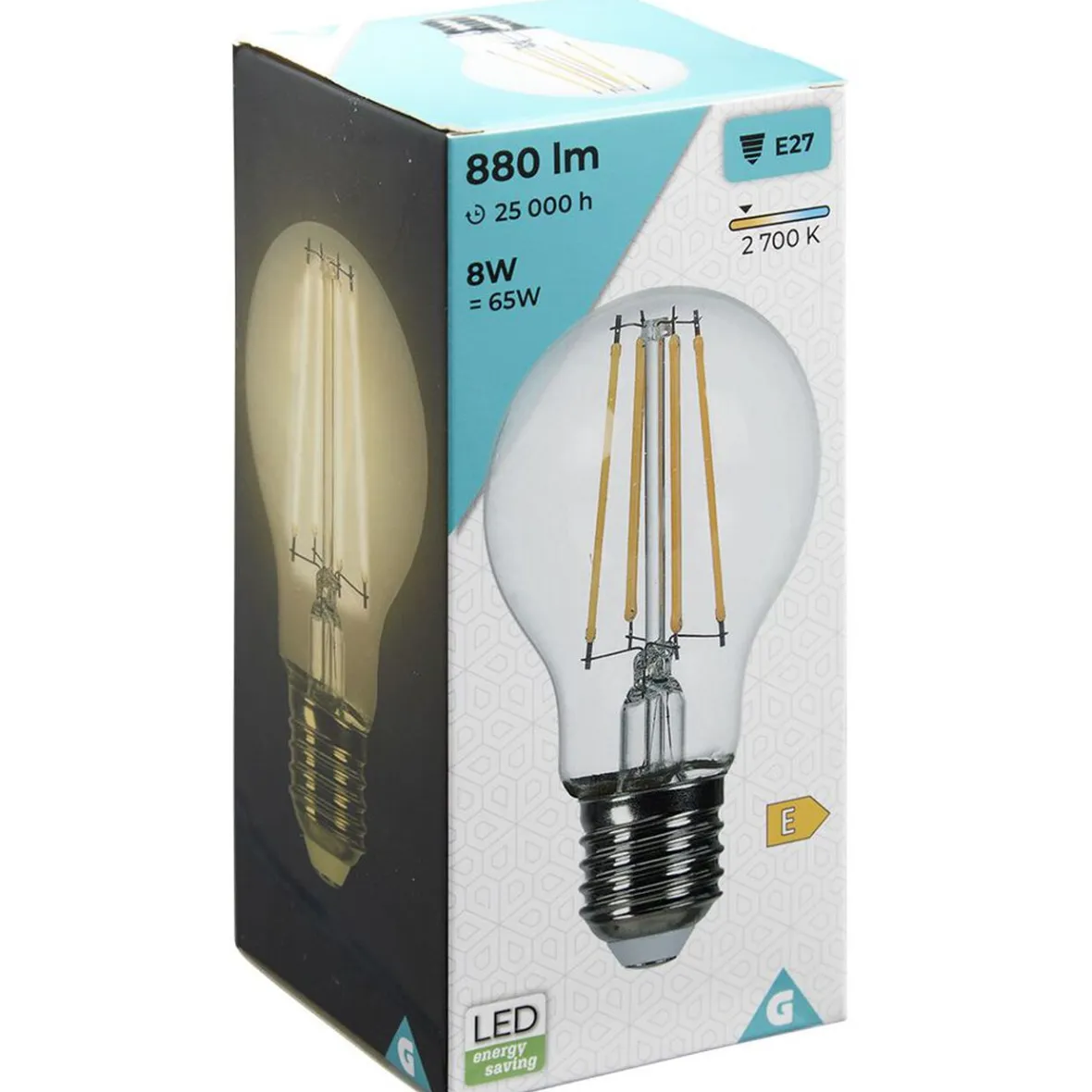 Ampoule LED à filament A60 E27 blanc^Gifi New