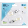 Ampoule LED à filament E14 G45 250lms x2^Gifi