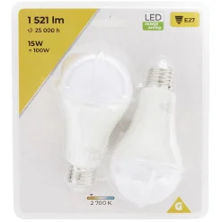 Ampoule LED A60 E27 x2^Gifi