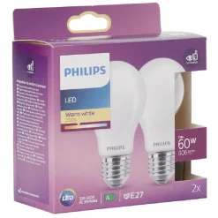 Ampoule LED A60 E27 60W x2^Gifi Sale