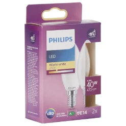 Ampoule LED C35 E14 40W x2^Gifi